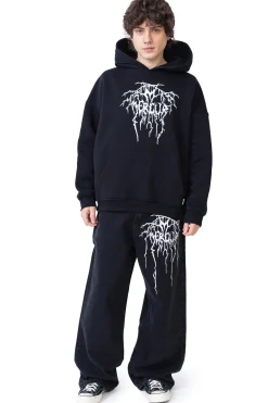 Bluzy Z Kapturem-Mercur Bluza Z Kapturem Metal