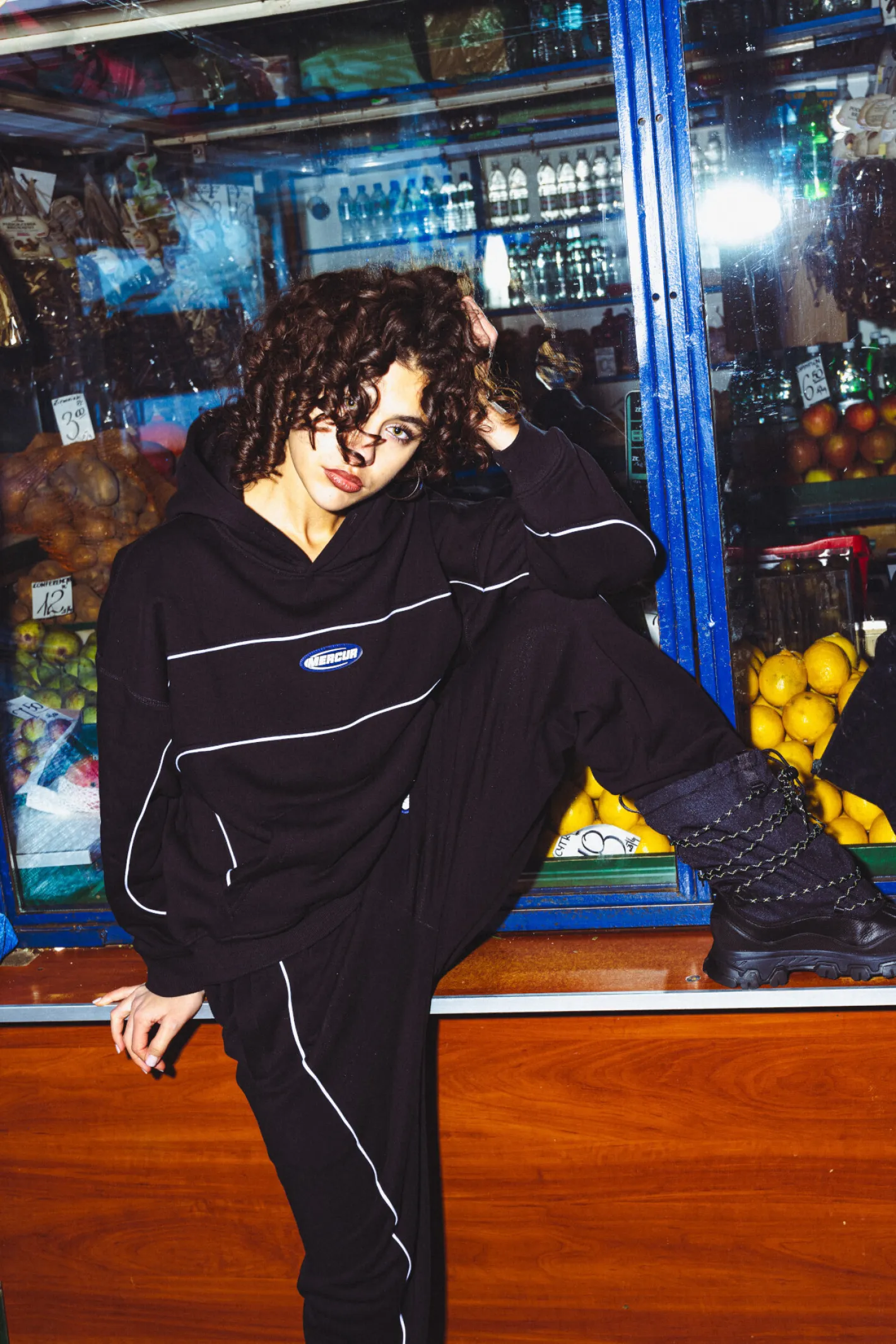 Bluzy Z Kapturem-Mercur Bluza Z Kapturem 90S V2
