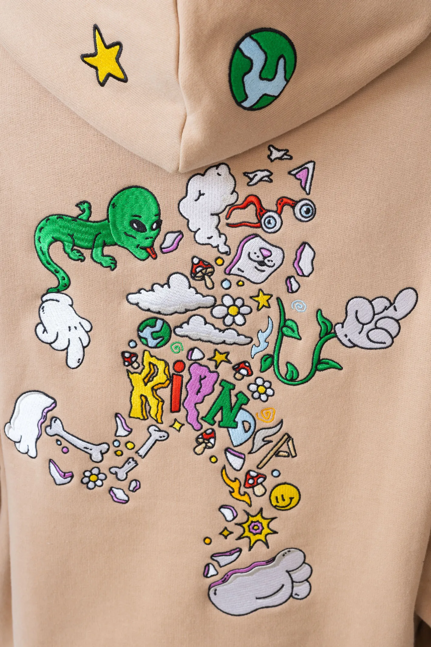 Bluzy Z Kapturem-Ripndip Bluza Z Kapturem Broken Down