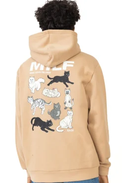 Bluzy Z Kapturem-Ripndip Bluza Z Kapturem Man I Love Felines