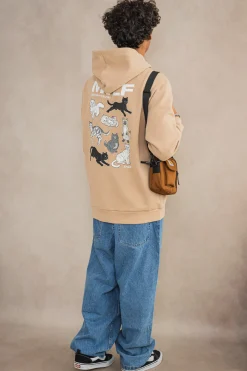 Bluzy Z Kapturem-Ripndip Bluza Z Kapturem Man I Love Felines