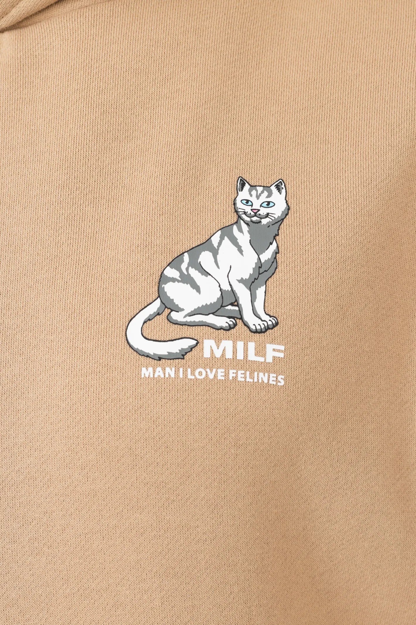Bluzy Z Kapturem-Ripndip Bluza Z Kapturem Man I Love Felines