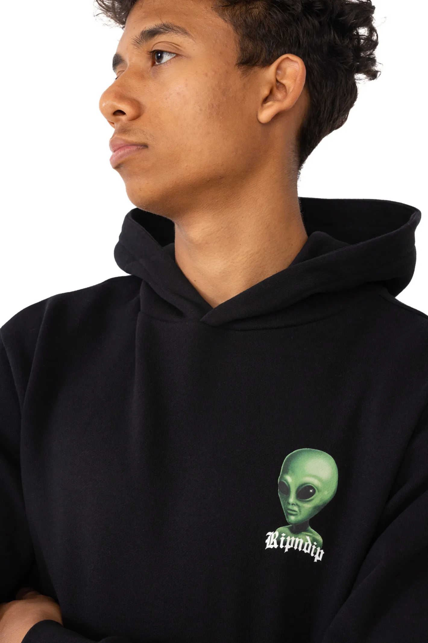 Bluzy Z Kapturem-Ripndip Bluza Z Kapturem We Come In Peace