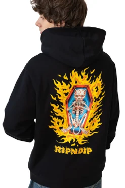 Bluzy Z Kapturem-Ripndip Bluza Z Kapturem Burn In Heck