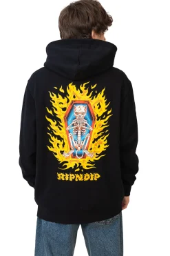 Bluzy Z Kapturem-Ripndip Bluza Z Kapturem Burn In Heck