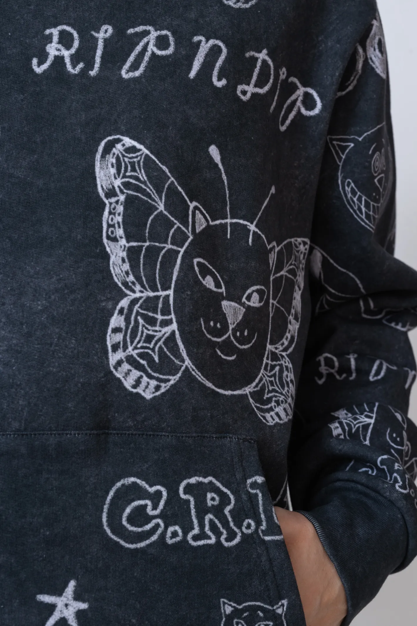 Bluzy Z Kapturem-Ripndip Bluza Z Kapturem Nermal Domination