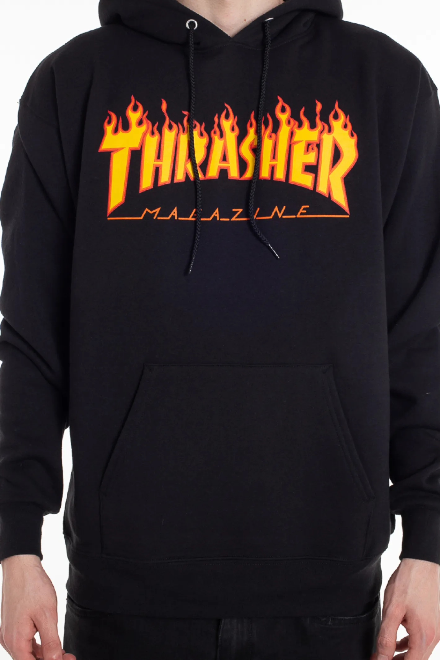 Bluzy Z Kapturem-Thrasher Skateboard Mag. Bluza Z Kapturem Thrasher Flame