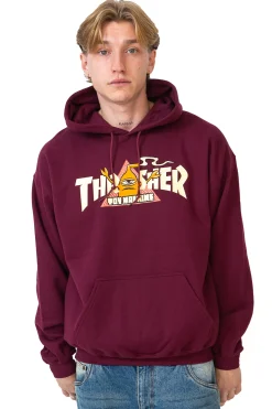 Thrasher X Toy Machine|Bluzy Z Kapturem-Thrasher Skateboard Mag. Bluza Z Kapturem Thrasher x Toy Machine Vortex