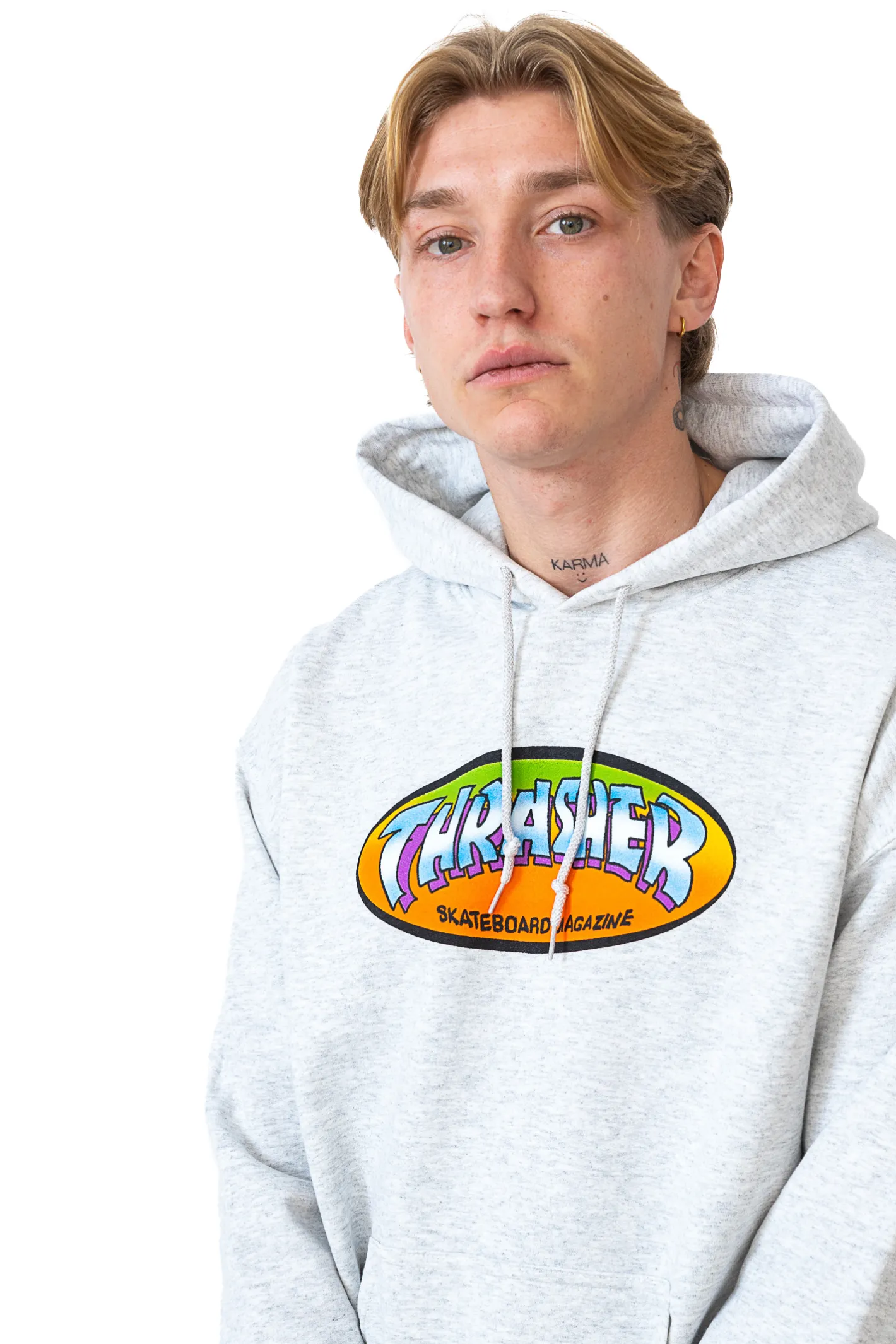 Bluzy Z Kapturem-Thrasher Skateboard Mag. Bluza Z Kapturem Thrasher Ninety-Five