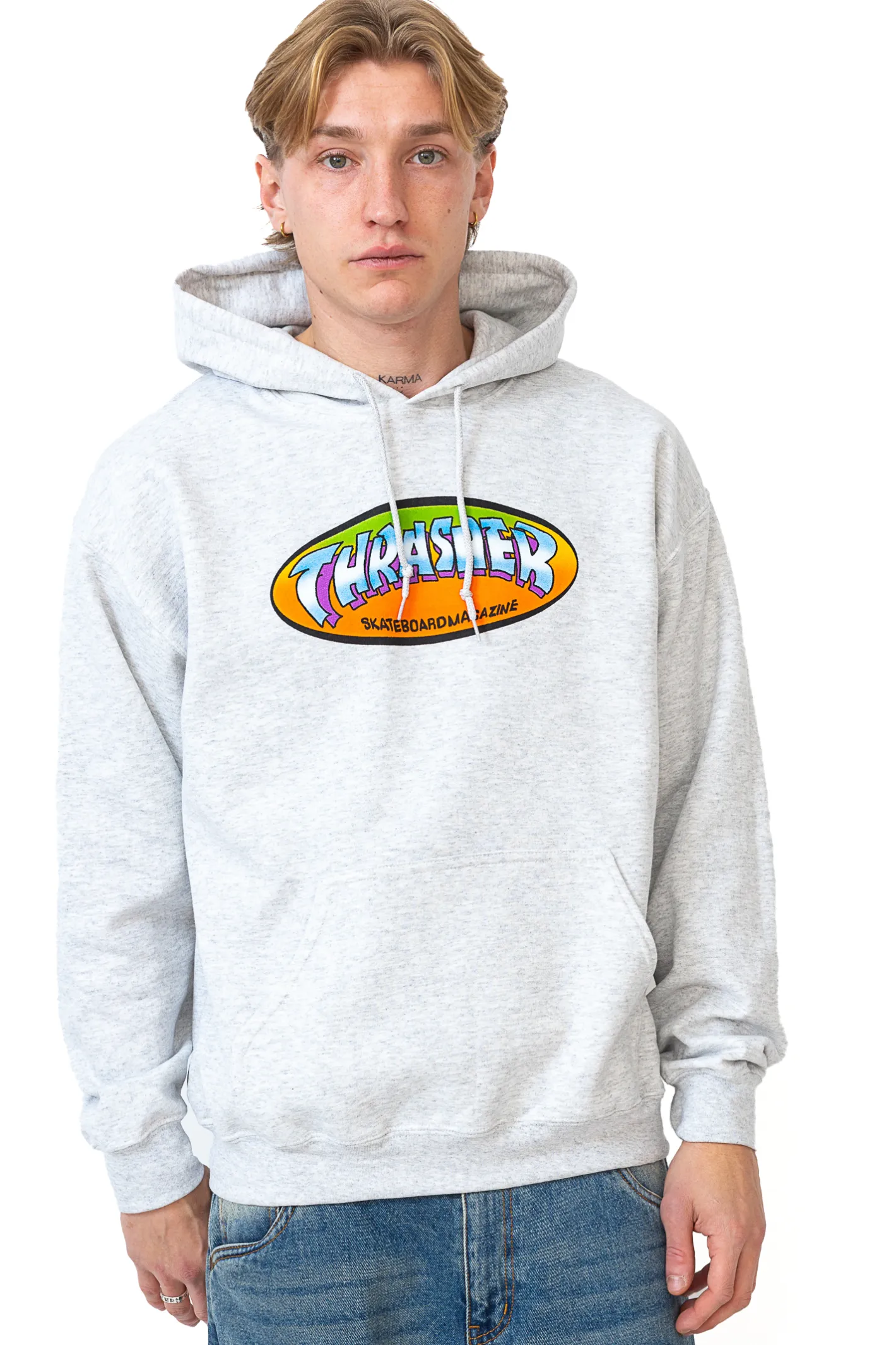 Bluzy Z Kapturem-Thrasher Skateboard Mag. Bluza Z Kapturem Thrasher Ninety-Five