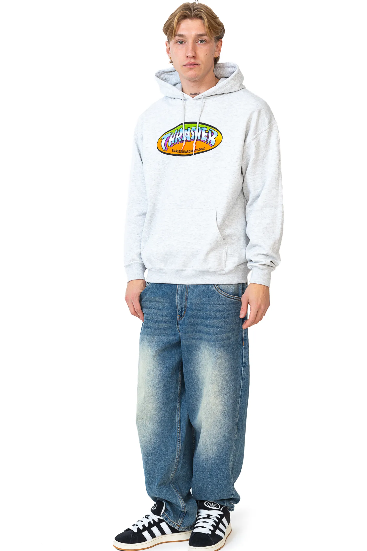Bluzy Z Kapturem-Thrasher Skateboard Mag. Bluza Z Kapturem Thrasher Ninety-Five
