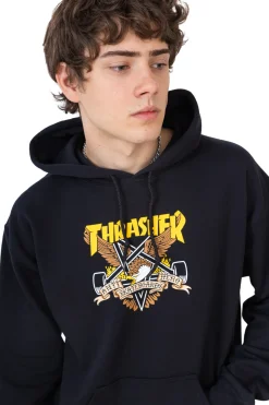Thrasher Magazine X Antihero|Bluzy Z Kapturem-Thrasher Skateboard Mag. Bluza Z Kapturem Thrasher x Antihero Eaglegram