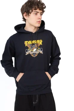 Thrasher Magazine X Antihero|Bluzy Z Kapturem-Thrasher Skateboard Mag. Bluza Z Kapturem Thrasher x Antihero Eaglegram