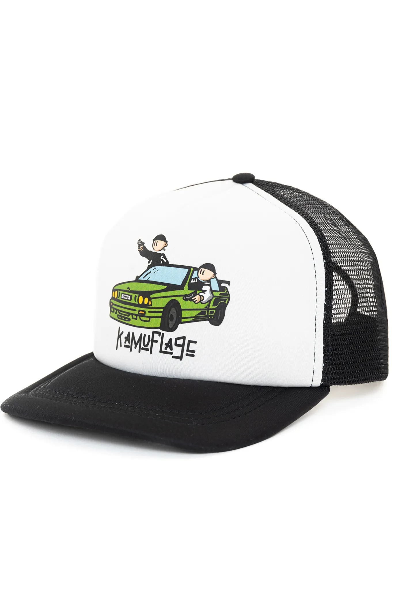 Trucker|Czapki Z Daszkiem-Kamuflage Czapka Pull Up