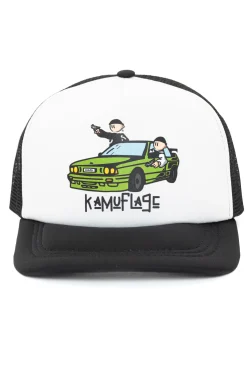 Trucker|Czapki Z Daszkiem-Kamuflage Czapka Pull Up