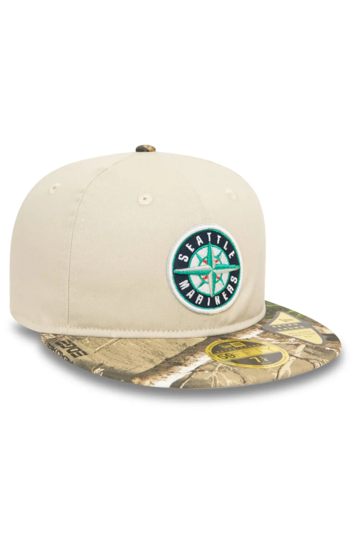 Full Cap|Czapki Z Daszkiem-New Era Cap Czapka New Era Seattle Mariners MLB Realtree Retro Crown 59Fifty