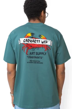 T-shirty-Carhartt WIP Koszulka Crab Paint