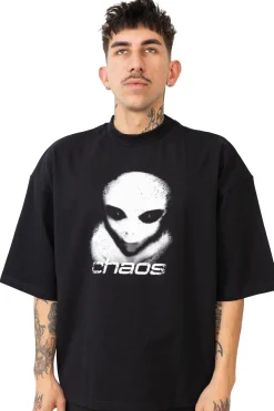 T-shirty-Chaos Koszulka Alien Distressed
