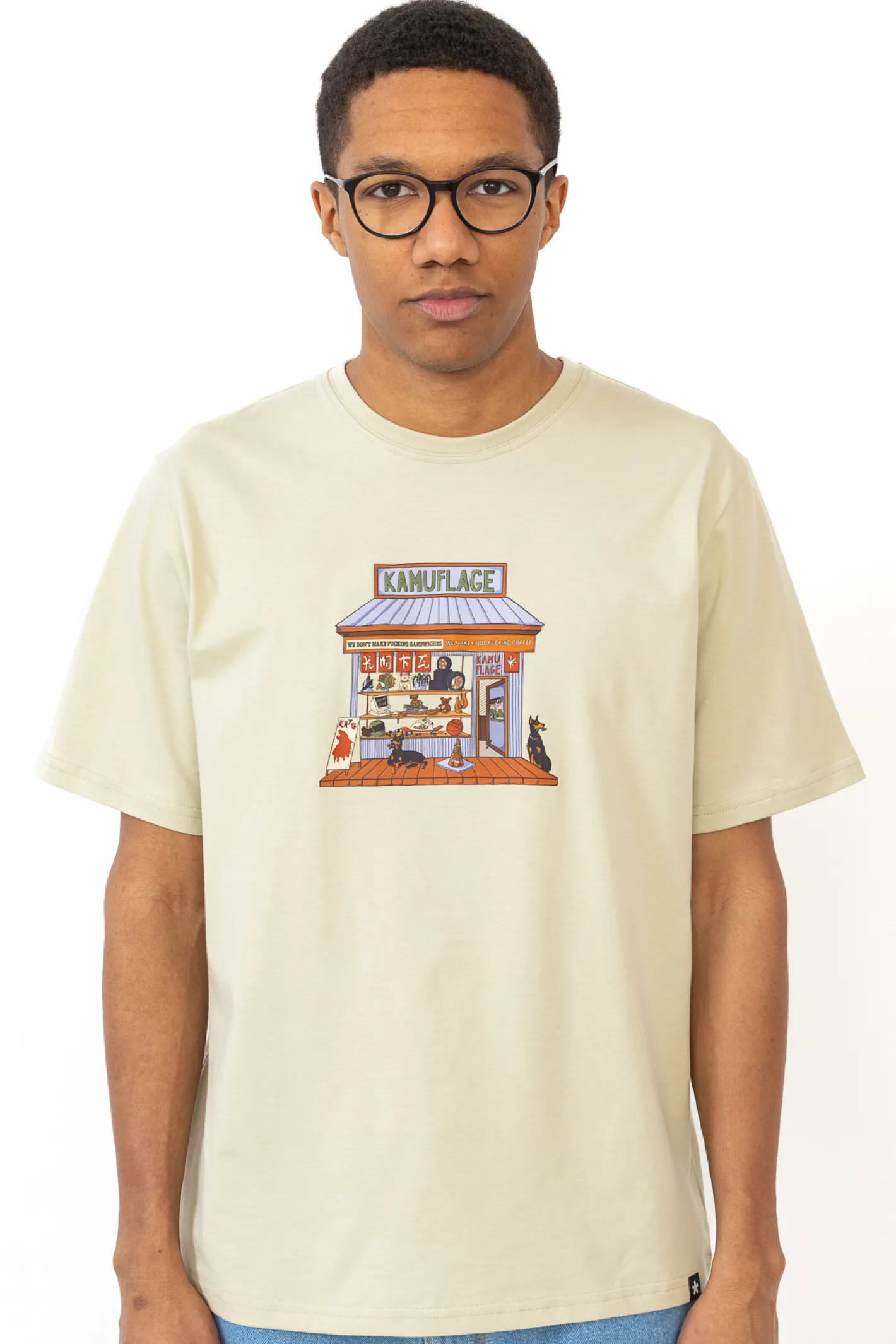 T-shirty-Kamuflage Koszulka Corner Store