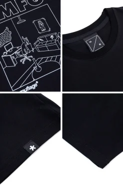 T-shirty-Kamuflage Koszulka Lägenhet