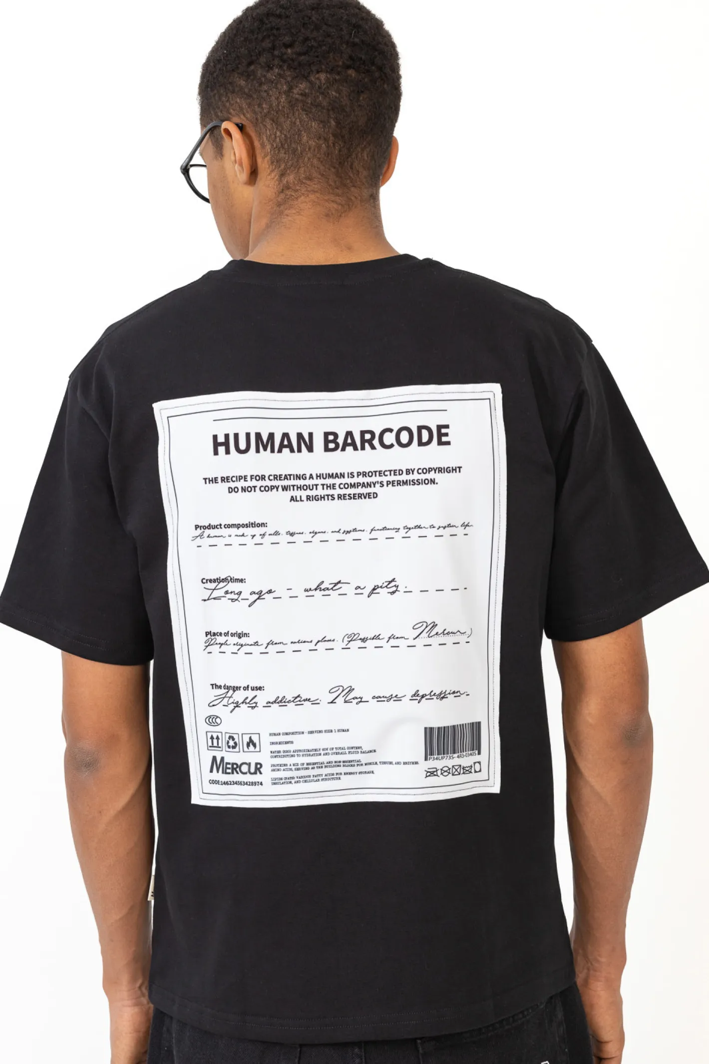 T-shirty-Mercur Koszulka Human