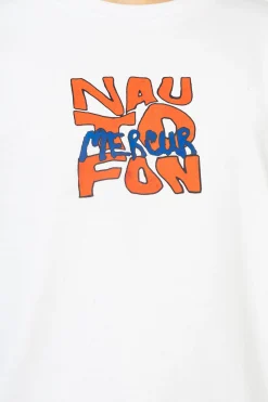 Mercur X Nautofon|T-shirty-Mercur Koszulka Nautofon Flat White