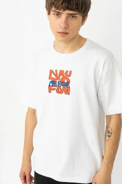 Mercur X Nautofon|T-shirty-Mercur Koszulka Nautofon Flat White
