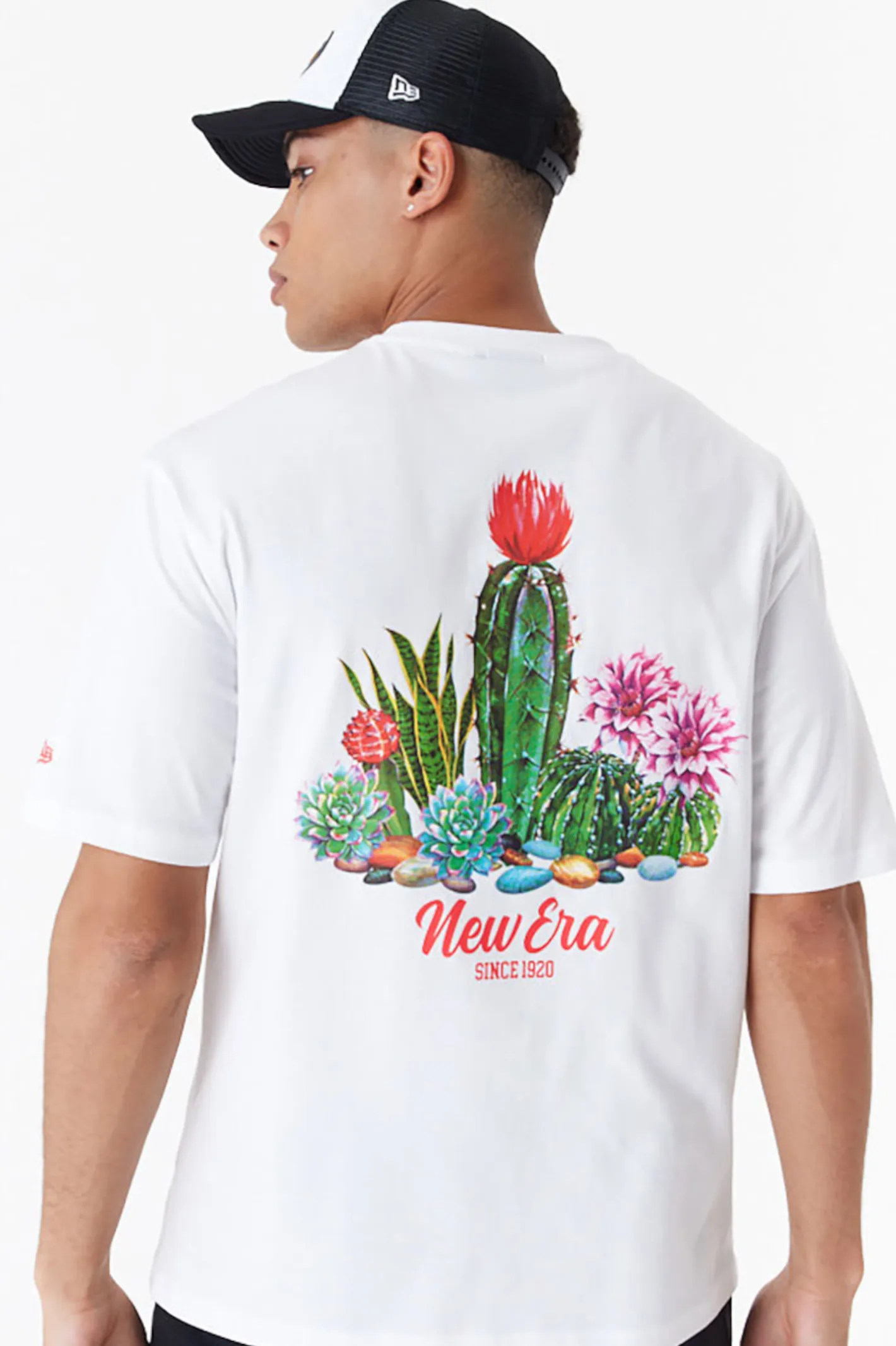 T-shirty-New Era Cap Koszulka New Era Cactus Graphic Oversized
