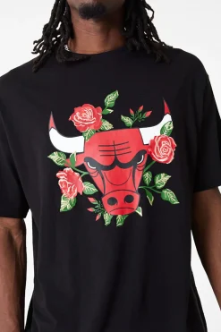 T-shirty-New Era Cap Koszulka New Era Chicago Bulls Floral Graphic Oversized