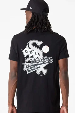 T-shirty-New Era Cap Koszulka New Era Chicago White Sox MLB Flag Graphic