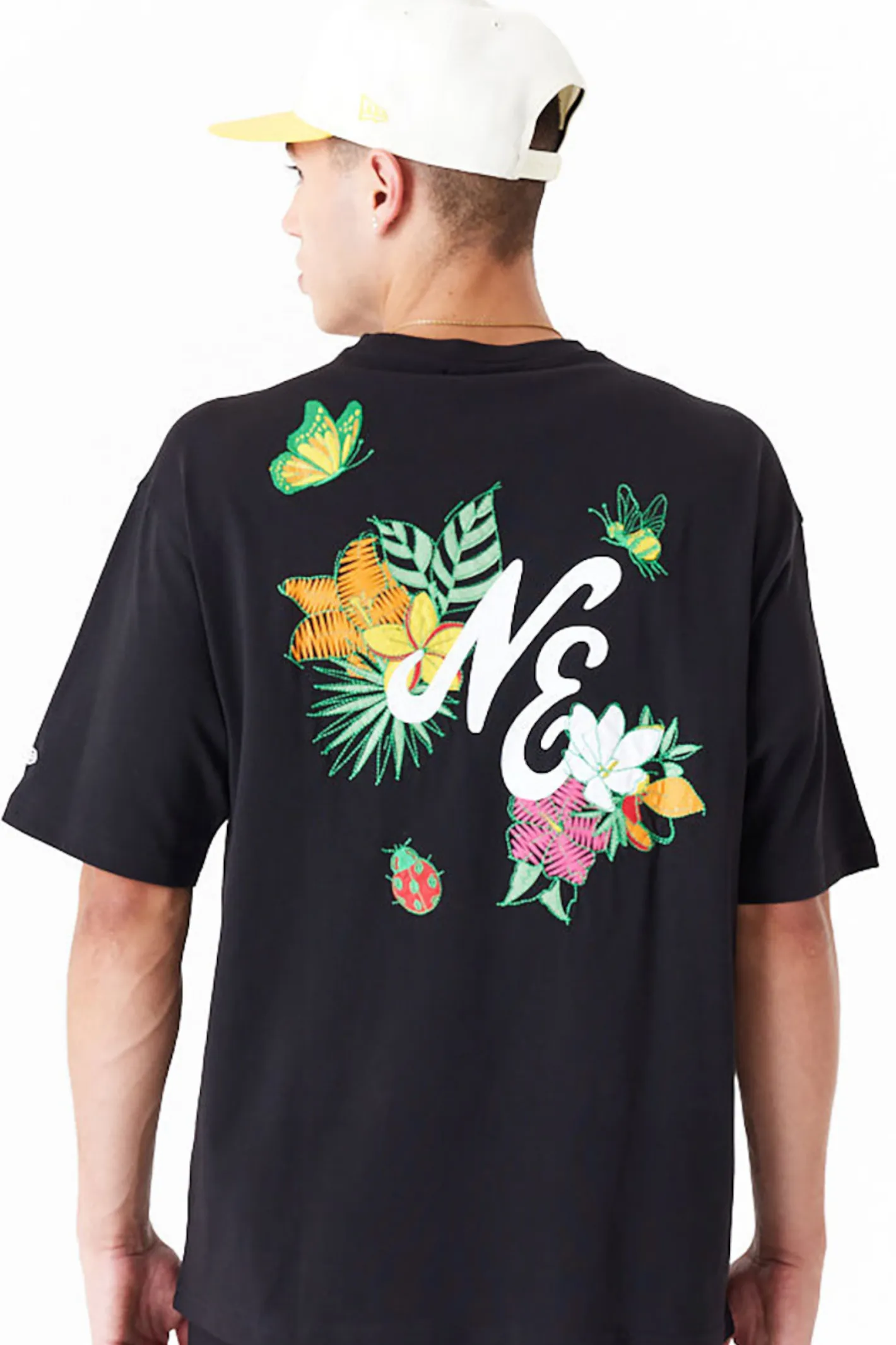 T-shirty-New Era Cap Koszulka New Era Floral Graphic Oversized