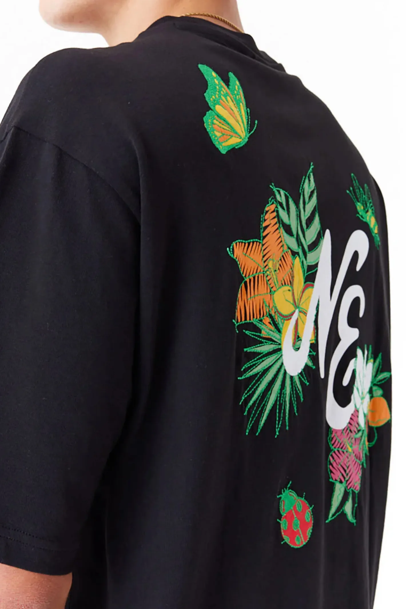 T-shirty-New Era Cap Koszulka New Era Floral Graphic Oversized