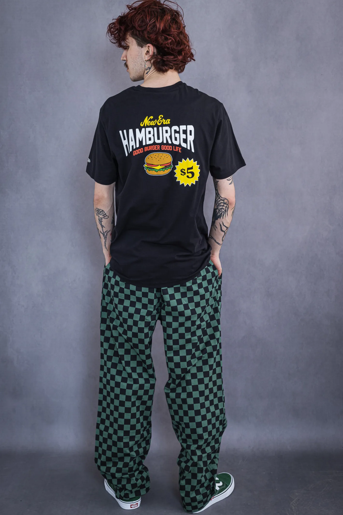 T-shirty-New Era Cap Koszulka New Era Hamburger Graphic