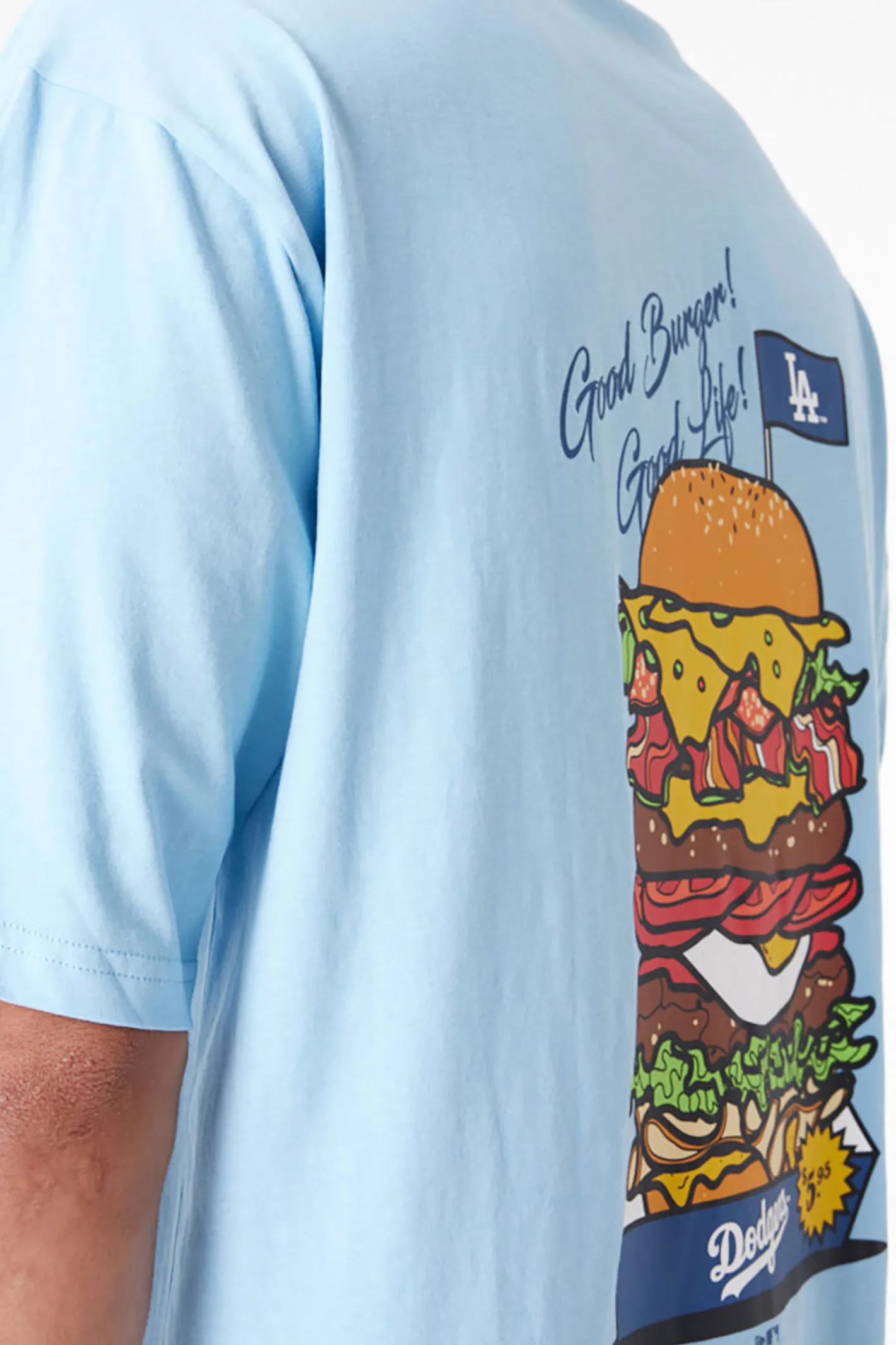 T-shirty-New Era Cap Koszulka New Era LA Dodgers MLB Burger Graphic Oversized