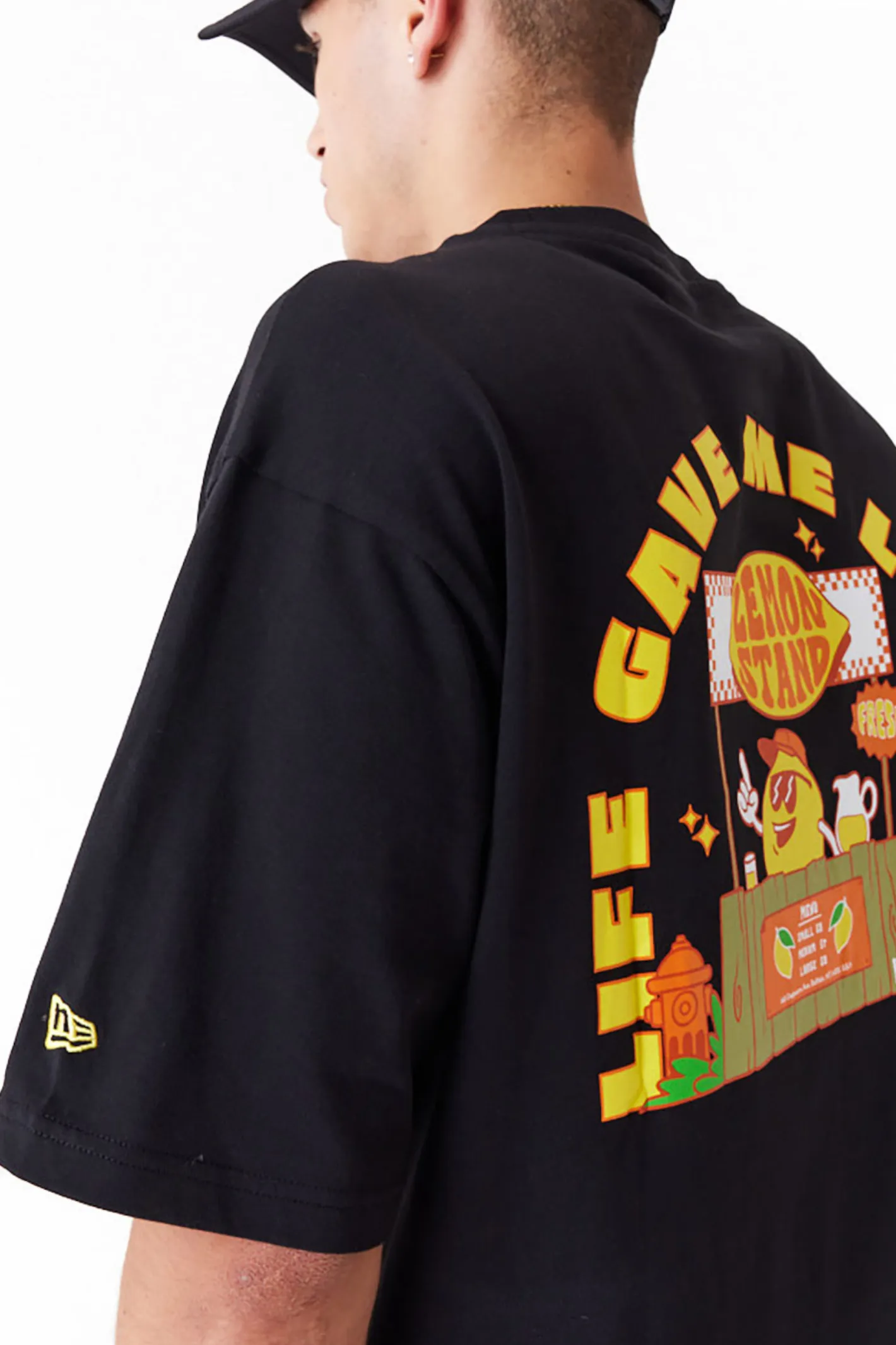 T-shirty-New Era Cap Koszulka New Era Lemon Stand Fruit Graphic Oversized