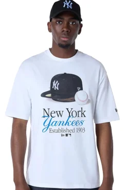 T-shirty-New Era Cap Koszulka New Era New York Yankees MLB Script