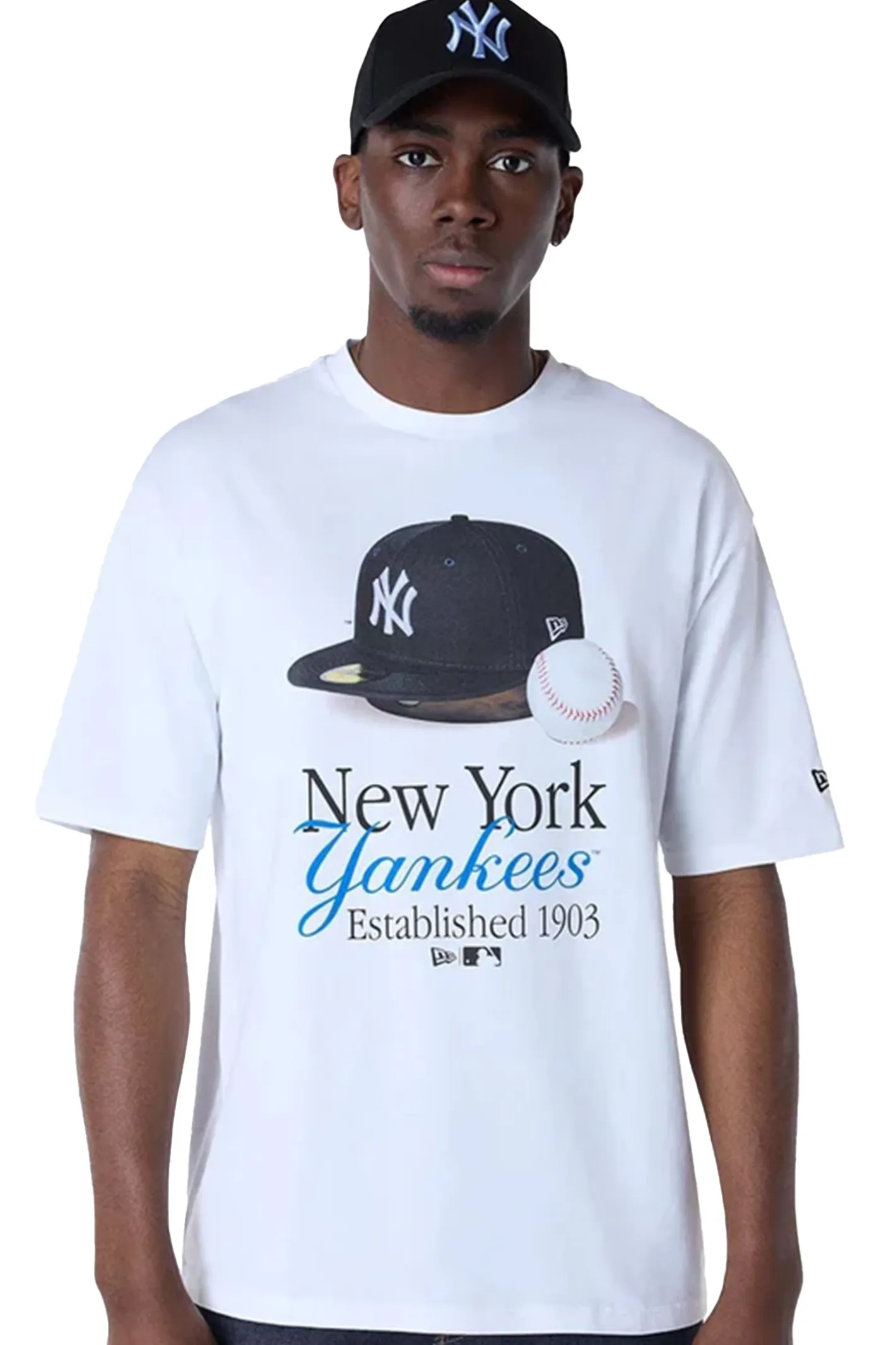 T-shirty-New Era Cap Koszulka New Era New York Yankees MLB Script