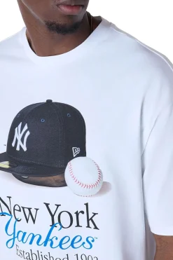T-shirty-New Era Cap Koszulka New Era New York Yankees MLB Script