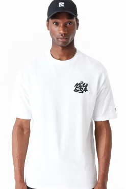 T-shirty-New Era Cap Koszulka New Era Spray Graphic Oversized