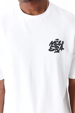 T-shirty-New Era Cap Koszulka New Era Spray Graphic Oversized