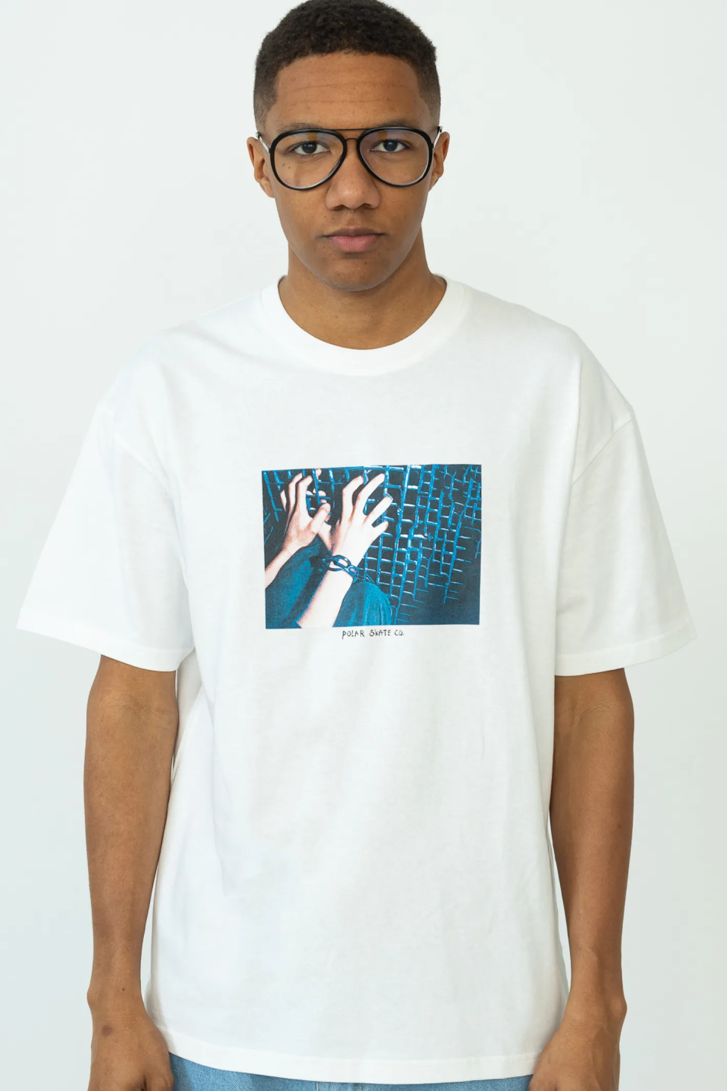 T-shirty-Polar Skate Koszulka Polar Caged Hands