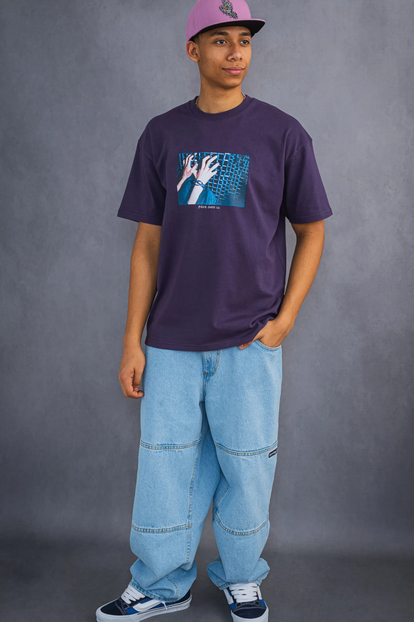 T-shirty-Polar Skate Koszulka Polar Caged Hands