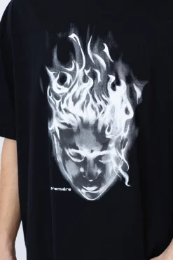 T-shirty-Premiere Koszulka Première Head With Flame