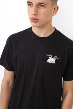 T-shirty-Ripndip Koszulka Krampus Lord Nermal Pocket