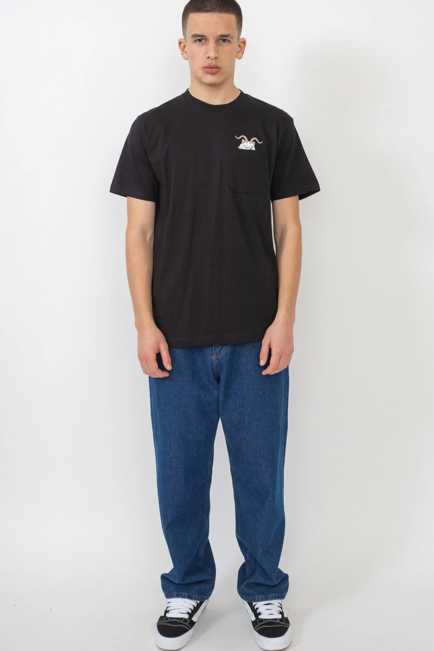 T-shirty-Ripndip Koszulka Krampus Lord Nermal Pocket