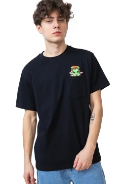 T-shirty-Ripndip Koszulka Smoking Rasta Alien