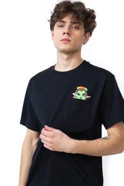 T-shirty-Ripndip Koszulka Smoking Rasta Alien
