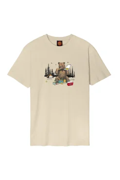 T-shirty-Santa Cruz Skateboards Koszulka Santa Cruz Braun Pizza Bear