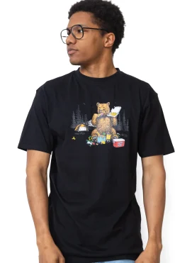 T-shirty-Santa Cruz Skateboards Koszulka Santa Cruz Braun Pizza Bear