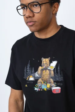 T-shirty-Santa Cruz Skateboards Koszulka Santa Cruz Braun Pizza Bear